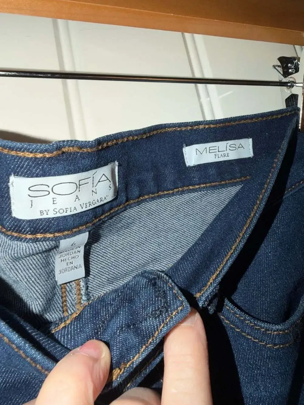 Sofia Jeans by Sofia Vergara Melisa Flare Jeans • Dark Wash • Raw Hem 👖✨